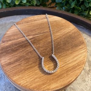 Sterling Silver Horseshoe Necklace